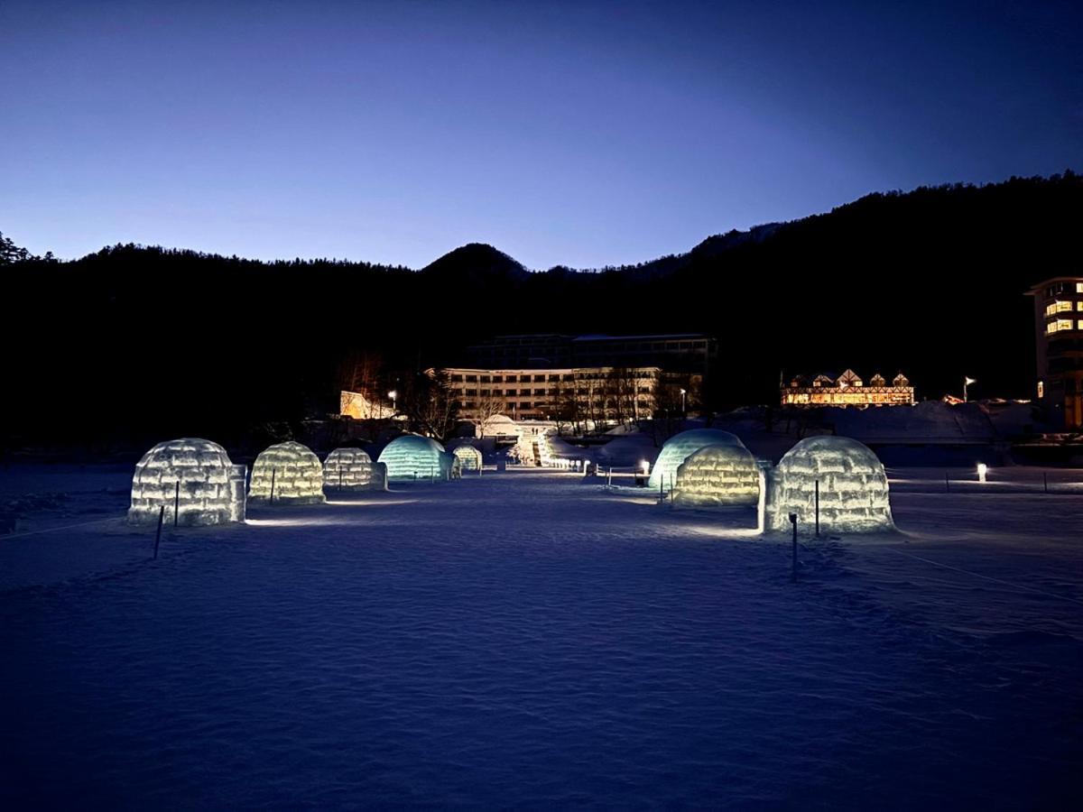 ชิการิเบตุ โคฮัง ออนเซน โฮเทล ฟูซุย Hotel Shikaoi  ภายนอก รูปภาพ